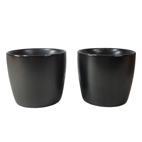 Starbucks SEA 71 WA Mug Set Black 12oz Spell Out Logo Square Handle Matte 2018 - Picture 5 of 8